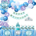 Weihnachtsschneeweißflockenblau Purple Ballon Arch Kit Kit